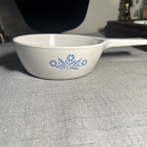 Vintage Corning Ware Blue Cornflower 1 Pint Sauce Pan P-81-B ~ No Lid